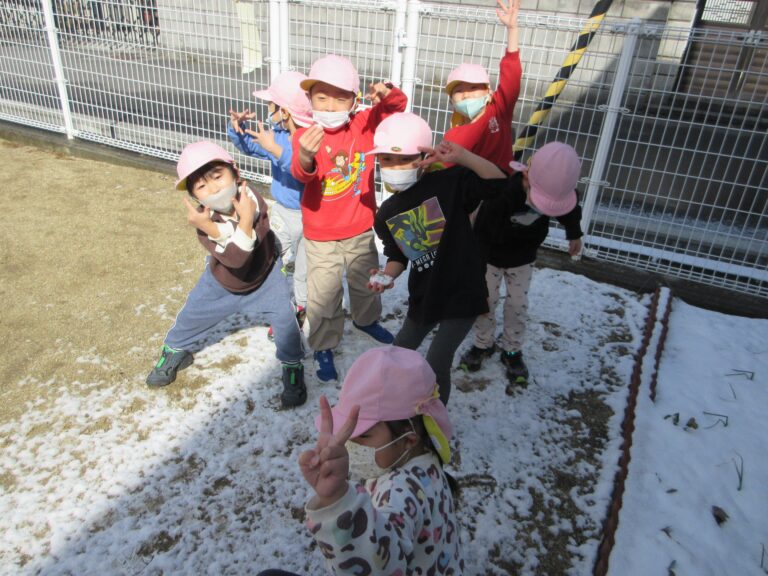 つめた～い⛄(４歳児)